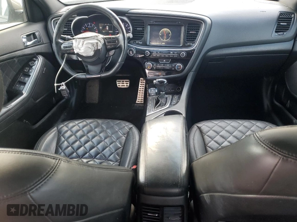 2014 Kia Optima SXL Turbo with VIN 5XXGR4A66EG278566, listed as a Copart auction lot 63032065 with 108,243 mi miles and Salvage title. Bid and sale history available at DreamBid. Image 8.