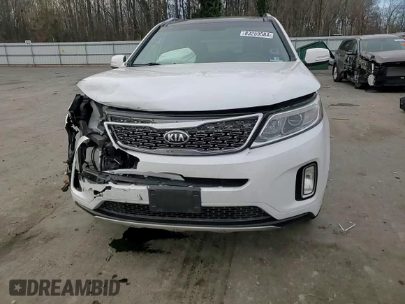 2015 Kia Sorento SX with VIN 5XYKWDA77FG652238, listed as a Copart auction lot 83259584 with 144,841 mi miles and Salvage Title. Bid and sale history available at carsss.com. Image 12.