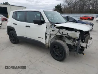 2017 Jeep Renegade Sport with VIN ZACCJBAB7HPG05614, listed as a Copart auction lot 45730315 with 152,655 mi miles and Salvage Title. Bid and sale history available at carsss.com. Image 4.