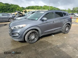 2016 Hyundai Tucson Limited z VIN KM8J33A2XGU064218, wystawiony jako Copart lot #57556415 z przebiegiem Nie podano mil oraz Szkoda całkowita • Salvage title. Historia ofert i sprzedaży dostępna na DreamBid. Obrazek 1.