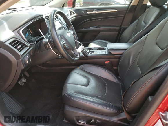 2020 Ford Fusion Titanium with VIN 3FA6P0K92LR164040, listed as a Copart auction lot 59497495 with 74,812 mi miles and Salvage title. Bid and sale history available at DreamBid. Image 7.