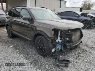 2023 Kia Telluride SX X-Line with VIN 5XYP5DGC3PG336673, listed as a Copart auction lot 46028755 with 44,101 mi miles and Salvage title. Bid and sale history available at DreamBid. Image 4.