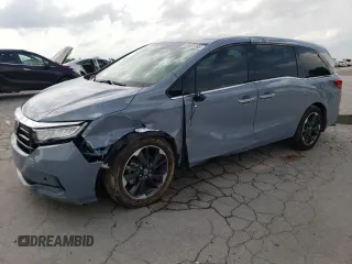 2024 Honda Odyssey Elite с VIN 5FNRL6H94RB037460, выставлен на аукционе Copart как лот 57651765 с пробегом 12 729 миль миль и Списание • Salvage title. История ставок и продаж доступна на DreamBid. Изображение 1.