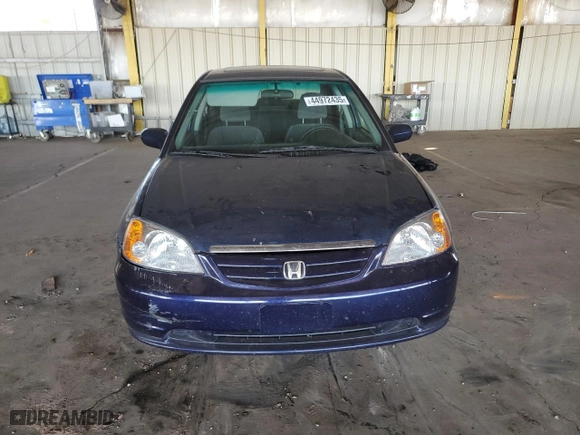2002 Honda Civic EX with VIN 1HGES26722L043922, listed as a Copart auction lot 44972435 with 489,069 mi miles and Salvage Title. Bid and sale history available at carsss.com. Image 5.