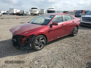 2024 Hyundai Elantra SEL z VIN KMHLS4DG2RU745579, wystawiony jako Copart lot #55117575 z przebiegiem 9 822 mil mil oraz Szkoda całkowita • Salvage title. Historia ofert i sprzedaży dostępna na DreamBid. Obrazek 1.