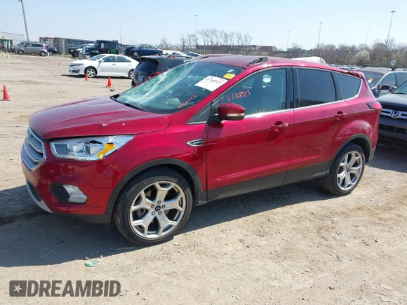 2019 Ford Escape Titanium with VIN 1FMCU9J96KUA11515, listed as a IAAI auction lot 41768523 with 48,007 mi miles. Bid and sale history available at carsss.com. Image 19.