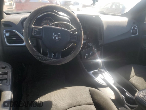 2013 Dodge Avenger SE with VIN 1C3CDZAB6DN517158, listed as a Copart auction lot 47925145 with 193,376 mi miles and Salvage Title. Bid and sale history available at DreamBid. Image 8.