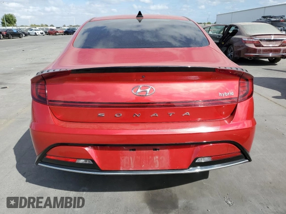 2020 Hyundai Sonata Hybrid Ultimate with VIN KMHL34JJ6LA009976, listed as a Copart auction lot 71633664 with 56,756 mi miles and Salvage Title. Bid and sale history available at carsss.com. Image 6.