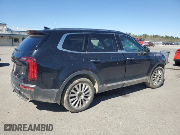 2020 Kia Telluride S with VIN 5XYP6DHC3LG042633, listed as a Copart auction lot 54906345 with Not provided miles and Salvage title. Bid and sale history available at DreamBid. Image 3.