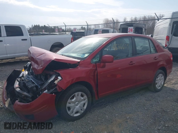 2011 Nissan Versa 1.8 S with VIN 3N1BC1AP2BL392635, listed as a IAAI auction lot 41836609 with 97,039 mi miles. Bid and sale history available at carsss.com. Image 2.