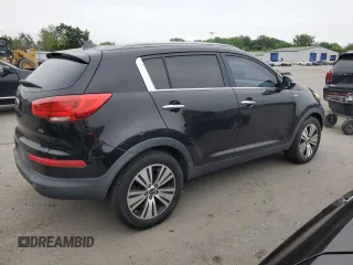 2014 Kia Sportage EX with VIN KNDPCCAC7E7643539, listed as a Copart auction lot 60168505 with 105,043 mi miles and Clean title. Bid and sale history available at DreamBid. Image 3.