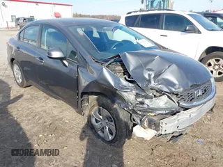 2013 Honda Civic LX with VIN 2HGFB2F51DH506930, listed as a IAAI auction lot 40902863 with 110,339 mi miles and . Bid and sale history available at DreamBid. Image 1.