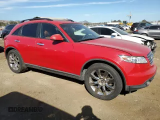 2003 Infiniti FX Options with VIN JNRBS08W83X401481, listed as a Copart auction lot 72265074 with 192,565 mi miles and Salvage Title. Bid and sale history available at carsss.com. Image 4.