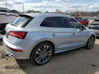 2018 Audi SQ5 Premium Plus with VIN WA1A4AFY6J2136631, listed as a Copart auction lot 46690244 with 57,001 mi miles and . Bid and sale history available at DreamBid. Image 3.