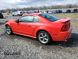 2003 Ford Mustang GT Deluxe with VIN 1FAFP42X83F355206, listed as a Copart auction lot 50586845 with 77,345 mi miles and Salvage Title. Bid and sale history available at carsss.com. Image 2.
