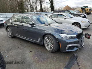 2019 BMW 7 Series 740i xDrive with VIN WBA7E4C55KGV70176, listed as a Copart auction lot 80545453 with Not Provided miles and . Bid and sale history available at DreamBid. Image 4.