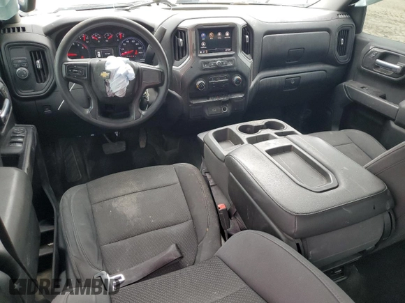 2020 Chevrolet Silverado 1500 Work Truck with VIN 1GCRWAEH3LZ222753, listed as a Copart auction lot 42963975 with 92,280 mi miles and Non Repairable. Bid and sale history available at DreamBid. Image 8.