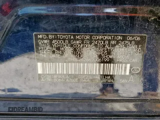 2006 Lexus IS 350 with VIN JTHBE262862006199, listed as a Copart auction lot 57180525 with 187,728 mi miles and Salvage title. Bid and sale history available at DreamBid. Image 12.