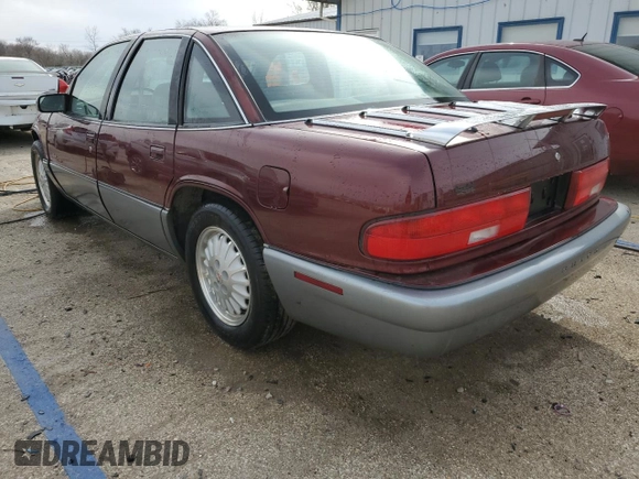 1996 Buick Regal with VIN 2G4WF52K9T1417982, listed as a Copart auction lot 49963815 with 98,269 mi miles and Salvage Title. Bid and sale history available at DreamBid. Image 2.
