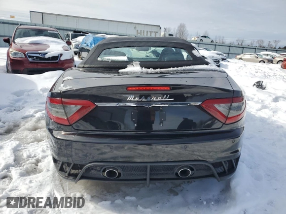 2013 Maserati GranTurismo Convertible Sport with VIN ZAM45VMAXD0071100, listed as a Copart auction lot 46999495 with 0 mi miles and Salvage Title. Bid and sale history available at carsss.com. Image 6.