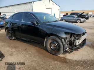 2006 Lexus IS 250 with VIN JTHCK262462000686, listed as a Copart auction lot 58947525 with 341,236 mi miles and Salvage title. Bid and sale history available at DreamBid. Image 4.