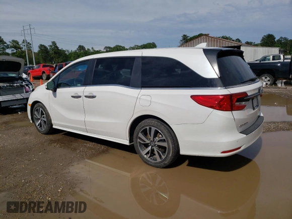 2024 Honda Odyssey Touring with VIN 5FNRL6H84RB024909, listed as a Copart auction lot 56226255 with 11,094 mi miles and Salvage title. Bid and sale history available at DreamBid. Image 2.