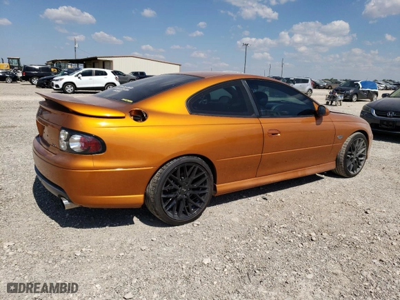 2006 Pontiac GTO with VIN 6G2VX12U76L521089, listed as a Copart auction lot 73374044 with 87,963 mi miles and Salvage Title. Bid and sale history available at carsss.com. Image 3.