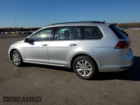 2017 Volkswagen Golf SportWagen S with VIN 3VWC17AU9HM511376, listed as a Copart auction lot 76780114 with 16,480 mi miles and Salvage Title. Bid and sale history available at carsss.com. Image 2.