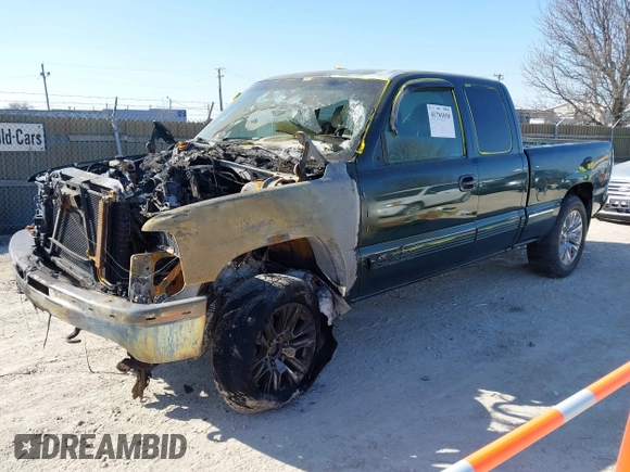2001 Chevrolet Silverado 1500 LS with VIN 1GCEK19T31E163538, listed as a IAAI auction lot 41781058 with 0 mi miles. Bid and sale history available at carsss.com. Image 2.