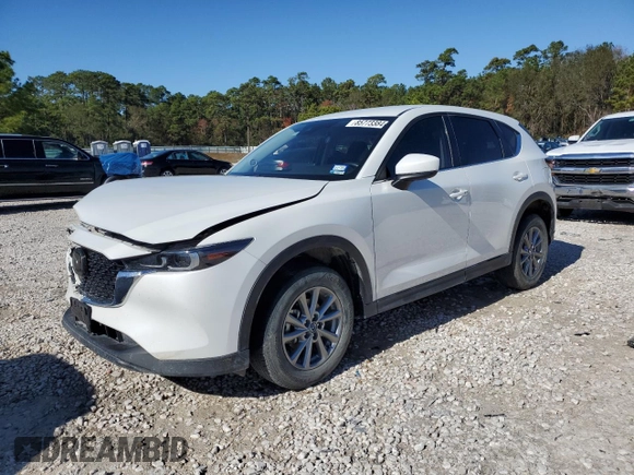 2023 Mazda CX-5 S Select with VIN JM3KFBBM0P0164854, listed as a Copart auction lot 85773384 with 41,372 mi miles and Salvage Title. Bid and sale history available at carsss.com. Image 1.