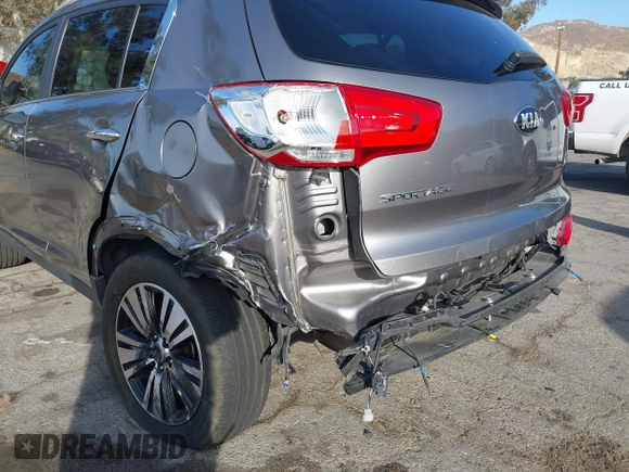 2015 Kia Sportage EX with VIN KNDPCCAC5F7723553, listed as a IAAI auction lot 40984662 with 44,227 mi miles and . Bid and sale history available at DreamBid. Image 6.