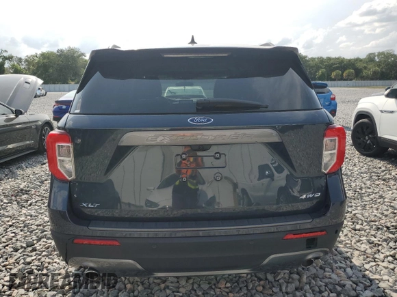 2024 Ford Explorer XLT with VIN 1FMSK8DH3RGA50909, listed as a Copart auction lot 56539375 with 26,700 mi miles and Clean title. Bid and sale history available at DreamBid. Image 6.