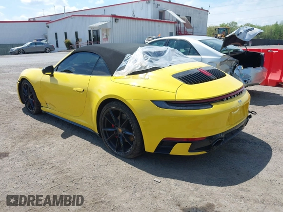 2022 Porsche 911 Carrera S z VIN WP0CB2A92NS245314, wystawiony jako IAAI lot #42086408 z przebiegiem 29 193 mil mil oraz . Historia ofert i sprzedaży dostępna na DreamBid. Obrazek 3.