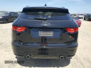 2019 Jaguar F-Pace S with VIN SADCM2FV1KA395386, listed as a Copart auction lot 54336645 with 43,020 mi miles and Salvage Title. Bid and sale history available at DreamBid. Image 6.