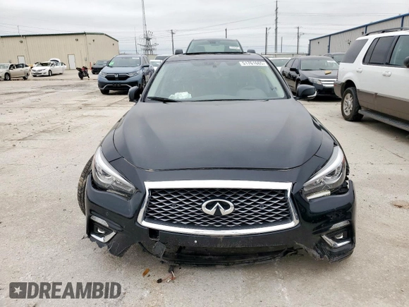2023 Infiniti Q50 Luxe with VIN JN1EV7BP5PM511106, listed as a Copart auction lot 51761665 with Not Provided miles and Salvage Title. Bid and sale history available at DreamBid. Image 5.