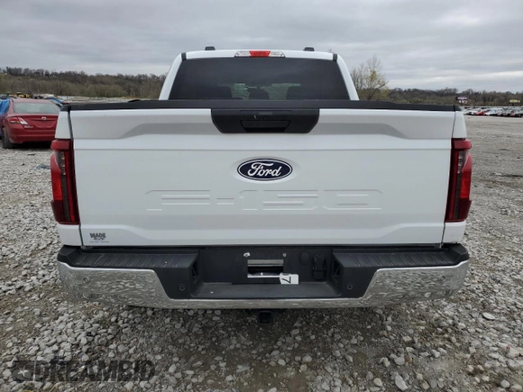 2024 Ford F-150 with VIN 1FTFW1FD4RFB40135, listed as a Copart auction lot 51074655 with Not provided miles and Salvage title. Bid and sale history available at DreamBid. Image 6.