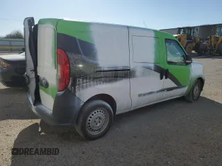 2015 Ram ProMaster City Cargo Tradesman with VIN ZFBERFAT7F6A82716, listed as a Copart auction lot 44520465 with 109,099 mi miles and Salvage Title. Bid and sale history available at carsss.com. Image 3.