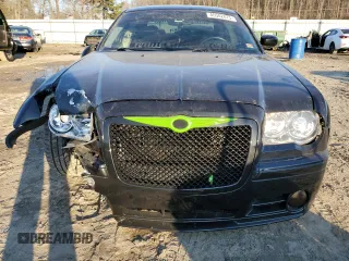 2006 Chrysler 300 C SRT8 with VIN 2C3LA73W56H450447, listed as a Copart auction lot 45502875 with 130,728 mi miles and Salvage Title. Bid and sale history available at carsss.com. Image 5.