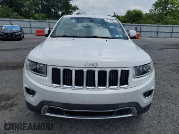 2014 Jeep Grand Cherokee Limited with VIN 1C4RJFBG2EC569780, listed as a Copart auction lot 61708755 with 69,058 mi miles and Salvage title. Bid and sale history available at DreamBid. Image 5.