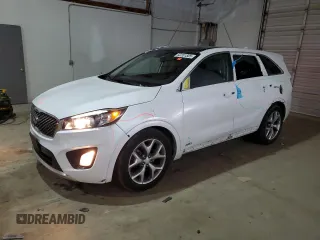 2017 Kia Sorento SX z VIN 5XYPKDA54HG199179, wystawiony jako Copart lot #52201505 z przebiegiem 162 062 mil mil oraz Szkoda całkowita • Salvage title. Historia ofert i sprzedaży dostępna na DreamBid. Obrazek 1.
