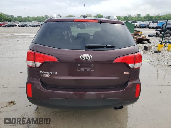 2014 Kia Sorento LX с VIN 5XYKT3A62EG484386, выставлен на аукционе Copart как лот 55632055 с пробегом 168 439 миль миль и Списание • Salvage title. История ставок и продаж доступна на DreamBid. Изображение 6.