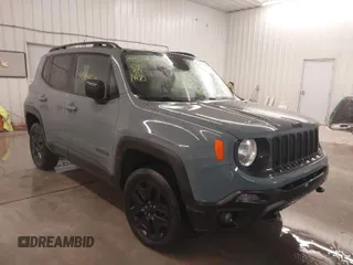 2018 Jeep Renegade Sport with VIN ZACCJBAB7JPH26262, listed as a IAAI auction lot 41594450 with 83,822 mi miles. Bid and sale history available at carsss.com. Image 1.
