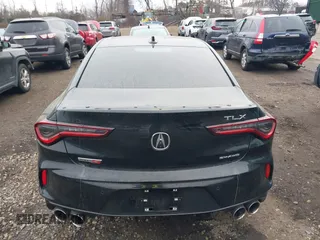 2023 Acura TLX Type S with VIN 19UUB7F97PA004000, listed as a IAAI auction lot 41313294 with 12,000 mi miles and . Bid and sale history available at DreamBid. Image 16.