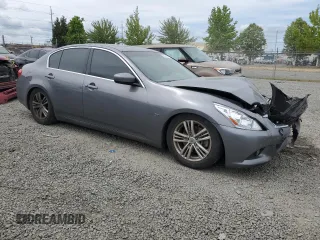 2015 Infiniti Q40 with VIN JN1CV6AP1FM502713, listed as a Copart auction lot 56121544 with 0 mi miles and Salvage Title. Bid and sale history available at carsss.com. Image 4.