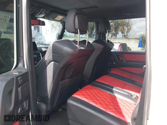 2017 Mercedes-Benz G-Class AMG G 63 with VIN WDCYC7DF1HX266156, listed as a IAAI auction lot 41943971 with 66,869 mi miles. Bid and sale history available at carsss.com. Image 22.