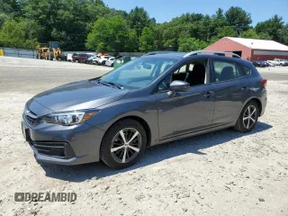2023 Subaru Impreza Premium with VIN 4S3GTAD68P3704840, listed as a Copart auction lot 62216055 with 23,416 mi miles and Clean title. Bid and sale history available at DreamBid. Image 1.
