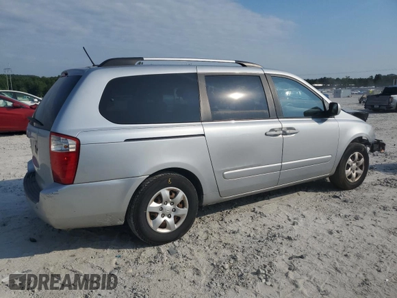 2010 Kia Sedona LX with VIN KNDMG4C34A6340230, listed as a Copart auction lot 67772684 with 142,030 mi miles and Salvage Title. Bid and sale history available at carsss.com. Image 3.