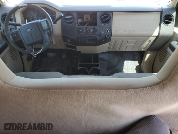 2010 Ford F-250 XL with VIN 1FTSX2BR0AEA53166, listed as a Copart auction lot 61913485 with Not provided miles and Salvage title. Bid and sale history available at DreamBid. Image 8.