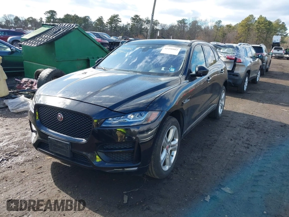 2018 Jaguar F-Pace with VIN SADCL2FN9JA250887, listed as a IAAI auction lot 41490802 with 69,335 mi miles and . Bid and sale history available at DreamBid. Image 2.