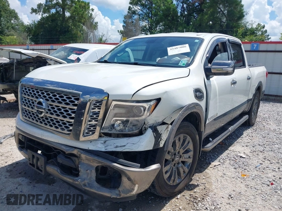 2017 Nissan Titan SV with VIN 1N6AA1E63HN526560, listed as a IAAI auction lot 42487006 with 155,505 mi miles and . Bid and sale history available at DreamBid. Image 2.